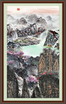 国画山水画