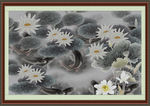 国画荷花