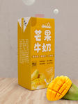 果汁牛奶包装样机