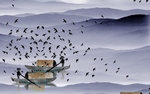 抽象山水