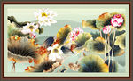 国画荷花