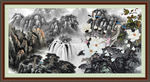 国画山水画