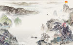 最新超清新山水画 tif分层