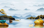 高清 热销山水画 TIF分层