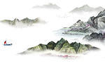 高清 山水画热卖画 TIF分层