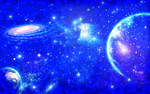 网红直播星空背景墙