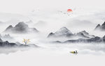 中式水墨山水