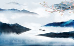 高清 简约风格山水 tif分层