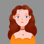 手绘卡通人物头像