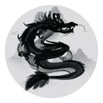 水墨龙