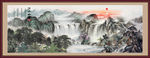 山水画国画山水画
