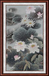 国画荷花