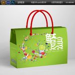 夏季水果特产礼盒包装平面图