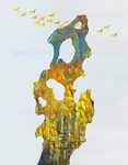 抽象油画