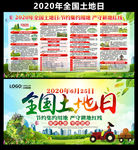 全国土地日展板及宣传栏