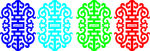 蒙古族花纹