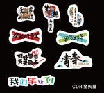 拍照道具 拍照牌 毕业季手举牌
