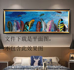 抽象油画