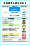 配件库 安全风险 告知卡