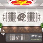 社区文明公约文化墙