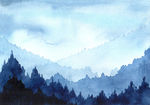 水墨画 风景