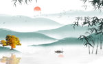 中式 热卖山水画 TIF分层