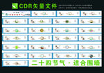 二十四节气墙绘