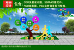 健康主题公园雕塑
