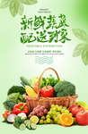 蔬菜水果配送海报 高品质