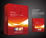 红色手提袋 手提袋设计 手提袋
