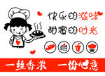 烘焙形象墙
