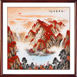 山水画国画山水画