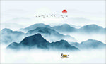 水墨山水画