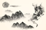山水水墨画图片
