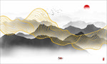 新中式山水画