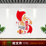 永远跟党走党员活动室党建形象墙