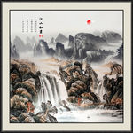 山水画国画山水画