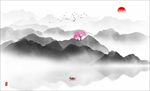 新中式山水画
