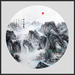 山水画国画山水画