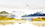水墨山水画