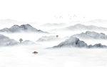 水墨山水画