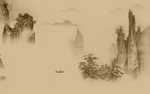 新中式背景墙