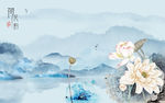 荷花新品新山水画 TIF分层