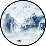 山水水墨装饰画
