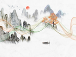 新中式背景墙
