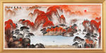 鸿运当头国画