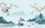 中式现代新山水画 TIF分层