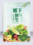 乡下鲜生果蔬海报