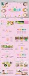 卡通幼儿园儿童工作总结PPT