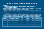 劳保维权公示牌